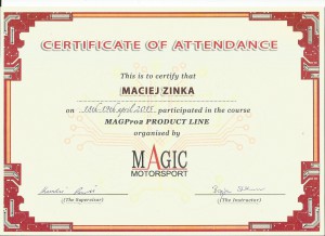 Certyfikat MagicMotorSport 300x218